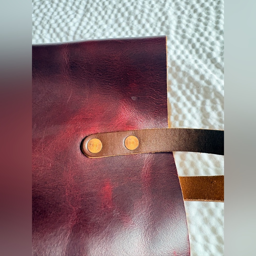 KMM & Co. Leather Tote - Oxblood - Picture 11 of 12